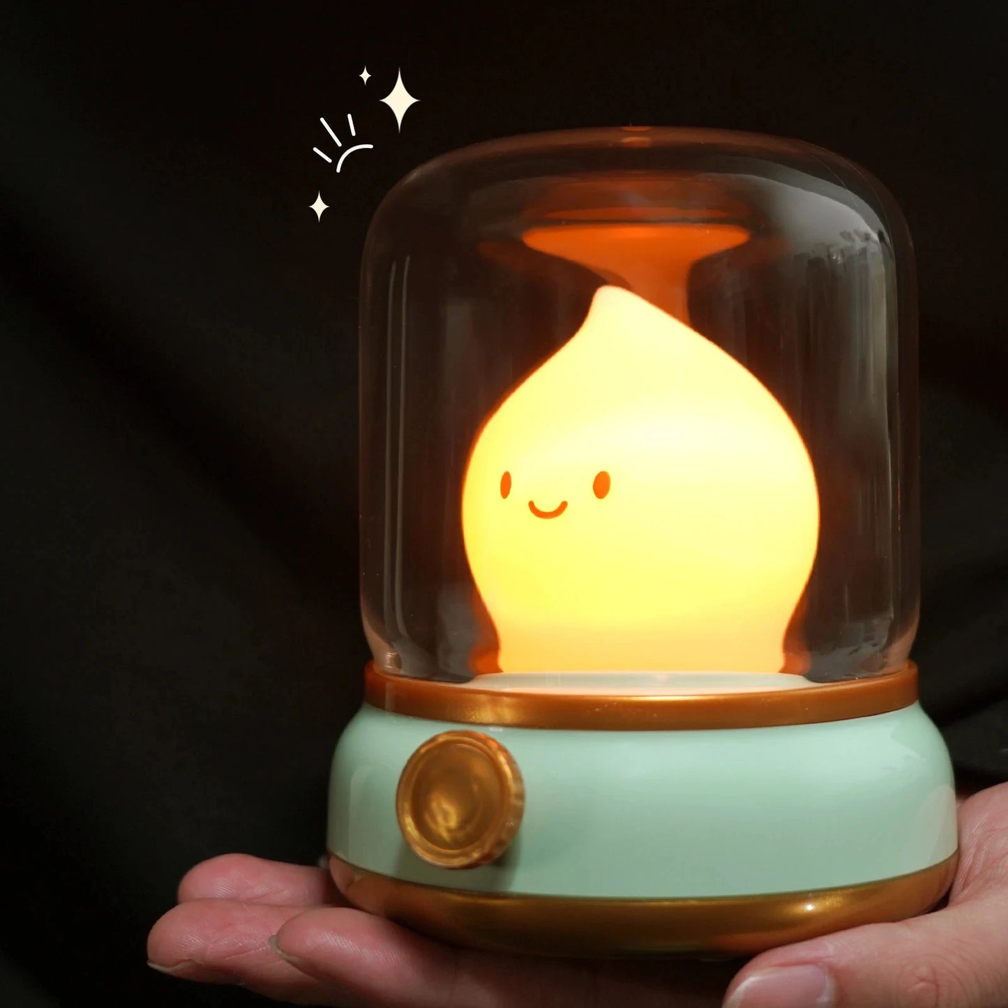 Mini USB Rechargeable LED Night Light - Cute Cartoon Portable Table Lamp for Coffee Bar, Home Hotel Bedroom Decor, Desktop Mood